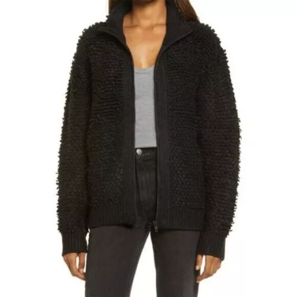 Loop cardigan deals black