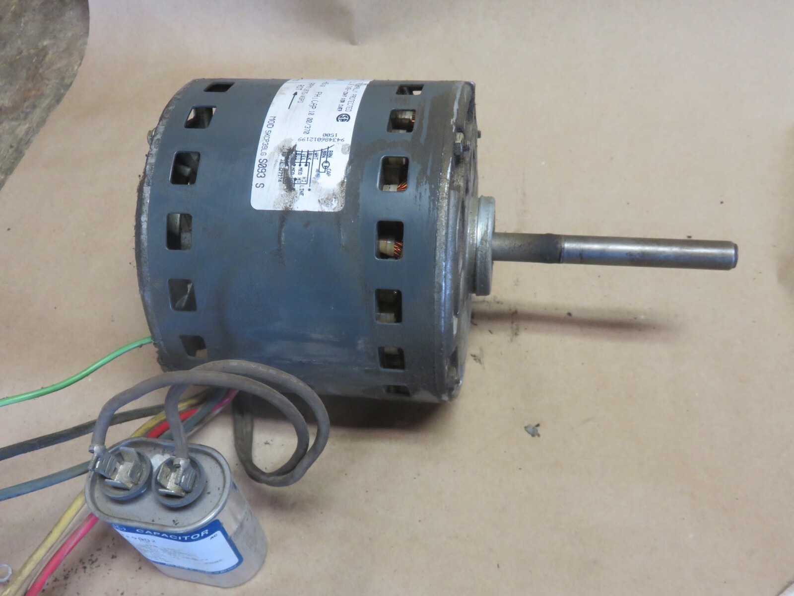 Carrier Furnace Blower Motor 5KCP39LGS093S Carrier Part HC43AE117A 1/2