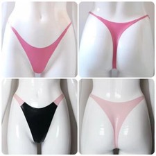 Latex Rubber Women's G-String Briefs Hot Panties 100 Natural Latex Rubber BDSM