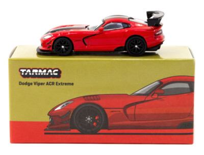 Tarmac T64G-TL028-RE Dodge Viper ACR rot Maßstab 1:64 Modellauto