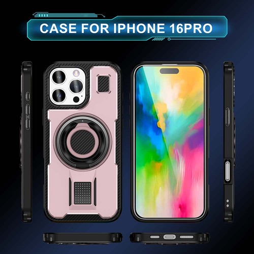 Hülle für iPhone 16 15 Pro Max Schutzhülle Case Cover Handyhülle Tasche mit Ring - Zdjęcie 89 z 92