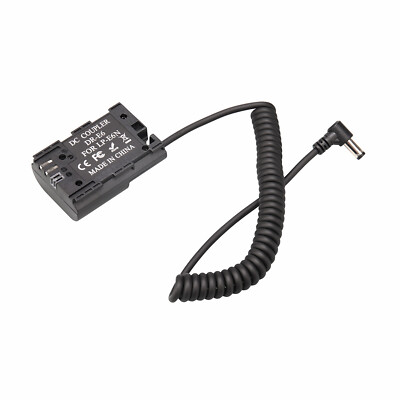 Decoded LP-E6 Dummy Battery DR-E6 DC Coupler Cable For Canon 7D 7D2 60D 70D 90D