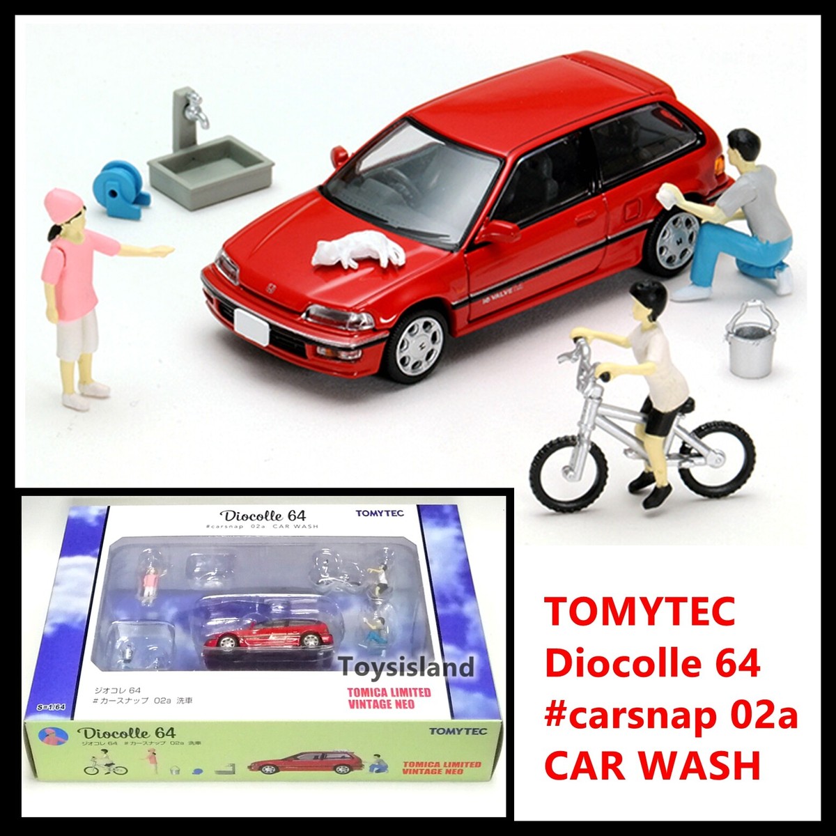 Tomica Limited Vintage TOMYTEC Diocolle 64 Carsnap 02a CAR WASH