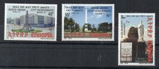 STAMPS - ETHIOPIA - 2009 - ADDIS ABABA - CITY MONUMENTS - 