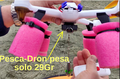 EscaFly PESCADRON pesca modulo sgancio droni e natanti