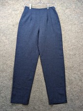 Victoria Ashley Pants Womens 5 Blue High Rise Lightweight USA Made 25 x 31