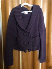 Anthropologie Barney's New York Cardigan Sweater Knit