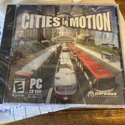 Paradox Interactive - Cities in Motion PC CD-ROM NEW