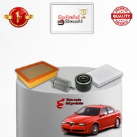 Set Service 4 Filter Alfa Romeo 156 1.6 16V Twin Spark 82KW 112CV Von 1997->