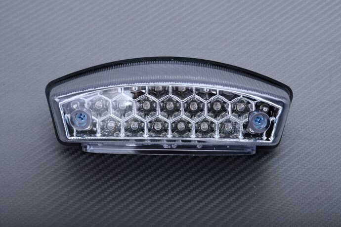 Feu arrière LED étanche et transparent pour Ducati Monster 620S 01-05