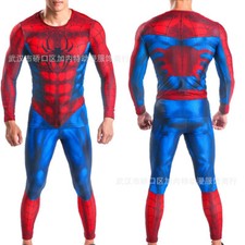 The Amazing Spider-Man Conjunto Traje Top Pantalones Spiderman Disfraz Juegos con disfraces Halloween