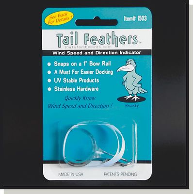 Apparent Wind Indicators Docking Aid ''Tail Feathers'', thats for the birds