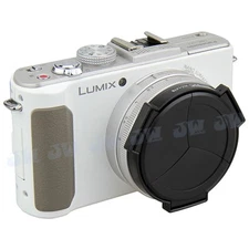 JJC Self-Retaining Auto Open Close Lens Cap for Panasonic DMC-LX7 & Leica D-Lux6