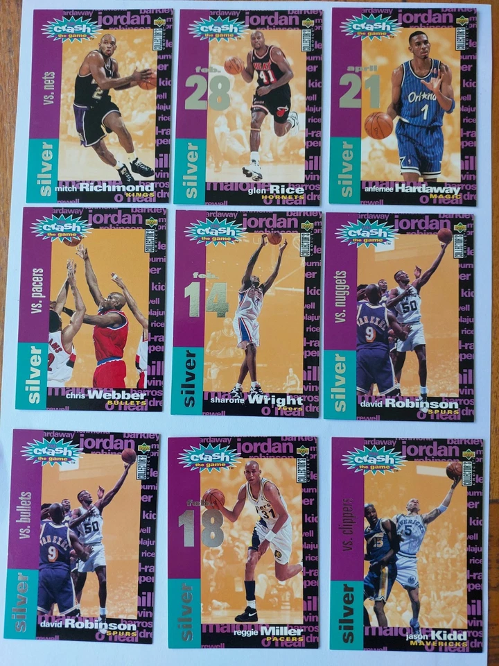 1995-96 Upper Deck Collector’s Choice You Crash The Game Silver 25 of 30 cards - Image 3 of 4