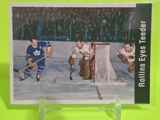 Al Rollins Eyes Teeder 1994-95 PARKHURST 1956-57 MISSING LINK #166