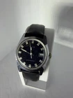 Vintage 1976 Timex Sprite Ref. 24550 Moire Dial Leather Band