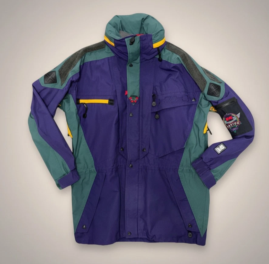 1990s Vintage Purple Jacket Helly Hansen - Mens Size Large
Opens in a new window or tab