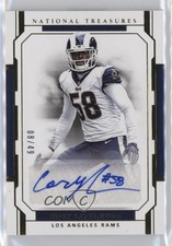 2018 National Treasures Rookie Signatures Gold 8/49 Cory Littleton #104 Auto 1u6