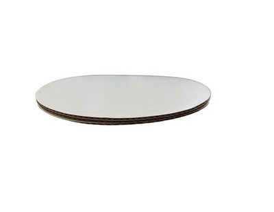 20 Inch Professional Pizza and Cake Circle, White Cardboard, Serving Tray (3)
