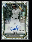BREYSON GUEDEZ 2026 BOWMAN CHROME SPECKLE REFRACTOR AUTO 299/299