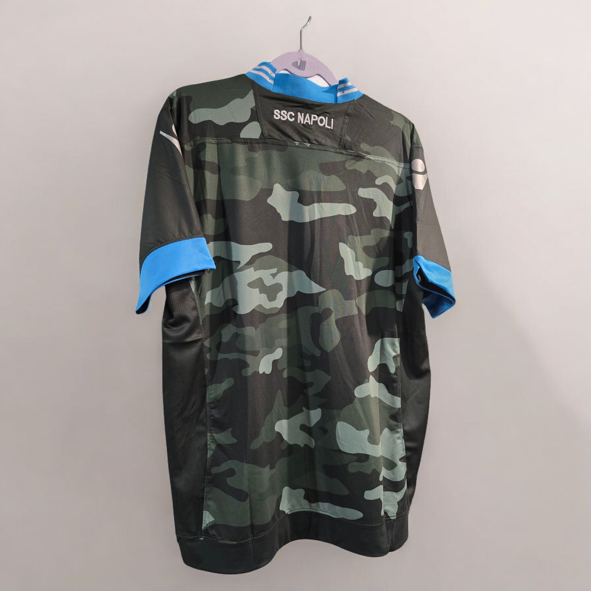 Maillot Vintage SSC Napoli 2013/2014 Third - Macron - Jaune - Taille XS (14-15 Ans)