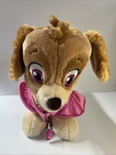 Build A Bear Paw Patrol- Skye Puppy Dog Plush Nickelodeon 12  Pink eyes
