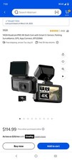 Yada Roadcam AI Plus 4K Dashcam Set 1080P, Built-In GPS, Audio