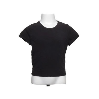 H&M, T-shirt, Größe: 146/152, Schwarz, Baumwolle/Elasthan, Einfarbig #gtn