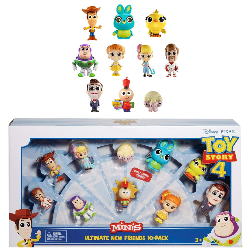 Disney Toy Story 4 Minis Ultimate New Friends - 10 Pack Box