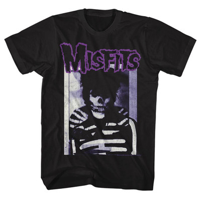 The Misfits Purple Band Logo Crimson Ghost Men's T Shirt Punk Rock Merch