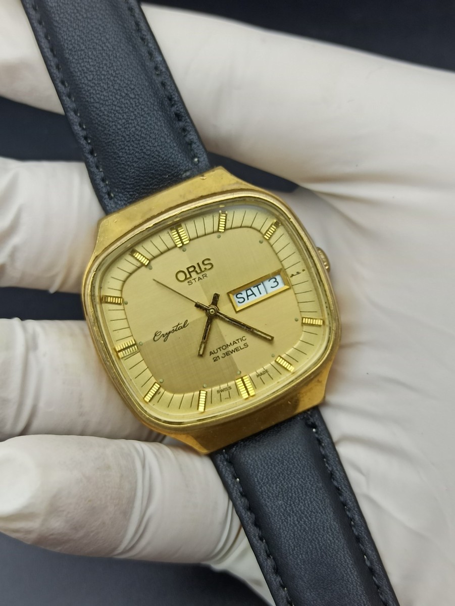 SAROS AG ムーンフェイズ 腕時計！ORIS 90S クオーツ SWISS HOLSTEIN