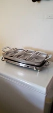 Nostalgic food warmer buffet electric