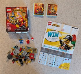 LEGO 76072 & 30454 MARVEL Lot - Shang-Chi & Iron Man vs Thanos Mighty Micros
