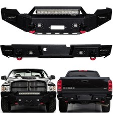 Vijay For 2003-2005 Dodge Ram 2500 3500 Steel Front Or Rear Bumper With Lights