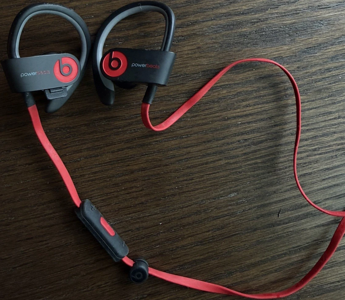 Beats by Dr. Dre Powerbeats2 Red Headphones for Sale - eBay