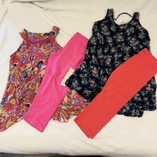 Lot/4 Cat Jack George Kiddo Dress Legging Set Girls 10-12 Multicolor Floral Sets