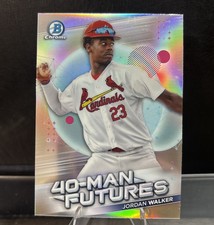2021 Bowman Chrome - 40-Man Futures Jordan Walker #FMF-10 (RC)