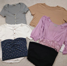 Urban Outfitters 6x Lot Bundle Mix Tops & Shirts Women's Sz Small 5x Used 1x NWT