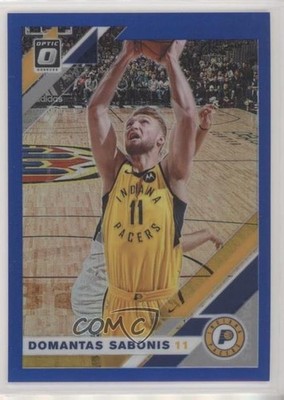 2019-20 Panini Donruss Optic Blue Prizm 54/59 Domantas Sabonis #138 0en