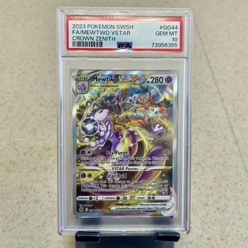 Mewtwo VSTAR GG44/GG70 Crown Zenith PSA 10