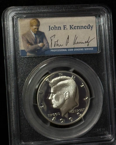 PCGS PR69DCAM - 1992 S Kennedy Silver 50C Proof Half Dollar Coin - 735