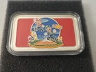 Rare 1 oz. .999 Fine Silver Enameled Bar- Mario & Luigi Nintendo Super Mario Bro