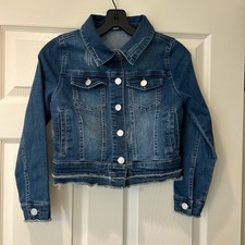 Pinc Premium Girls Sized Blue Denim Jean Jacket Size Medium