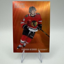 Connor Bedard 2025-26 UD Allure Hockey Color Flow Red-Orange Blackhawks #CF-8