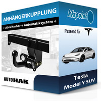 Auto HAK AnhäNgekupplung Abnehmbar Passend für Tesla Model Y SUV 03.2019-01.2025