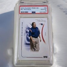 Bill Belichick PSA10 Signature Series /Bonus -Tom BRADY Premium FANATICS CASING 
