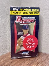 2008 Bowman Baseball Factory Sealed Blaster Box!