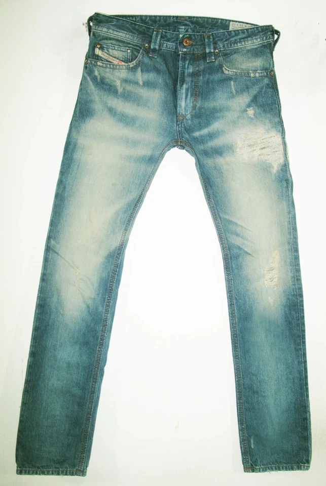 Jeans jeans masculino HOT ITALY DIESEL THAVAR 816K SKINNY ANGUSTI 29x32 (adequado para 30x32,5) - Imagem 3 de 4