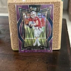 2024 Panini Select - Concourse Drake Maye #27 Purple Shock Prizm /360 (RC)