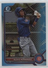 2022 Bowman Draft Chrome Sky Blue Refractor Alexis Hernandez #BDC-173 0o8o